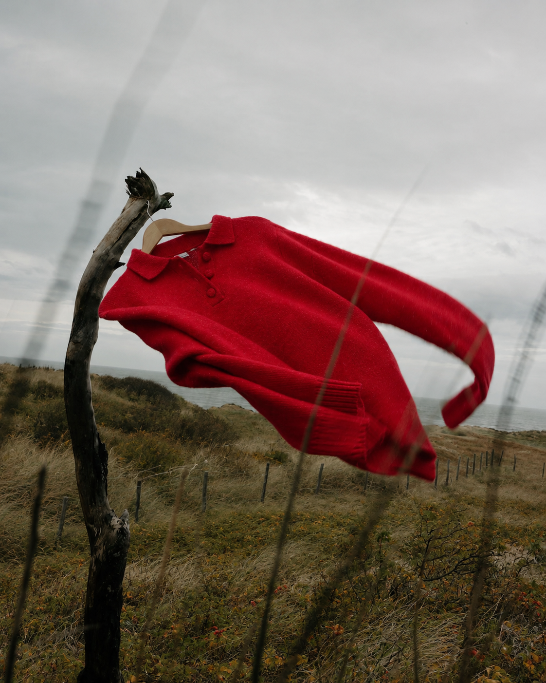 Josephine & co Sweater Red Wool