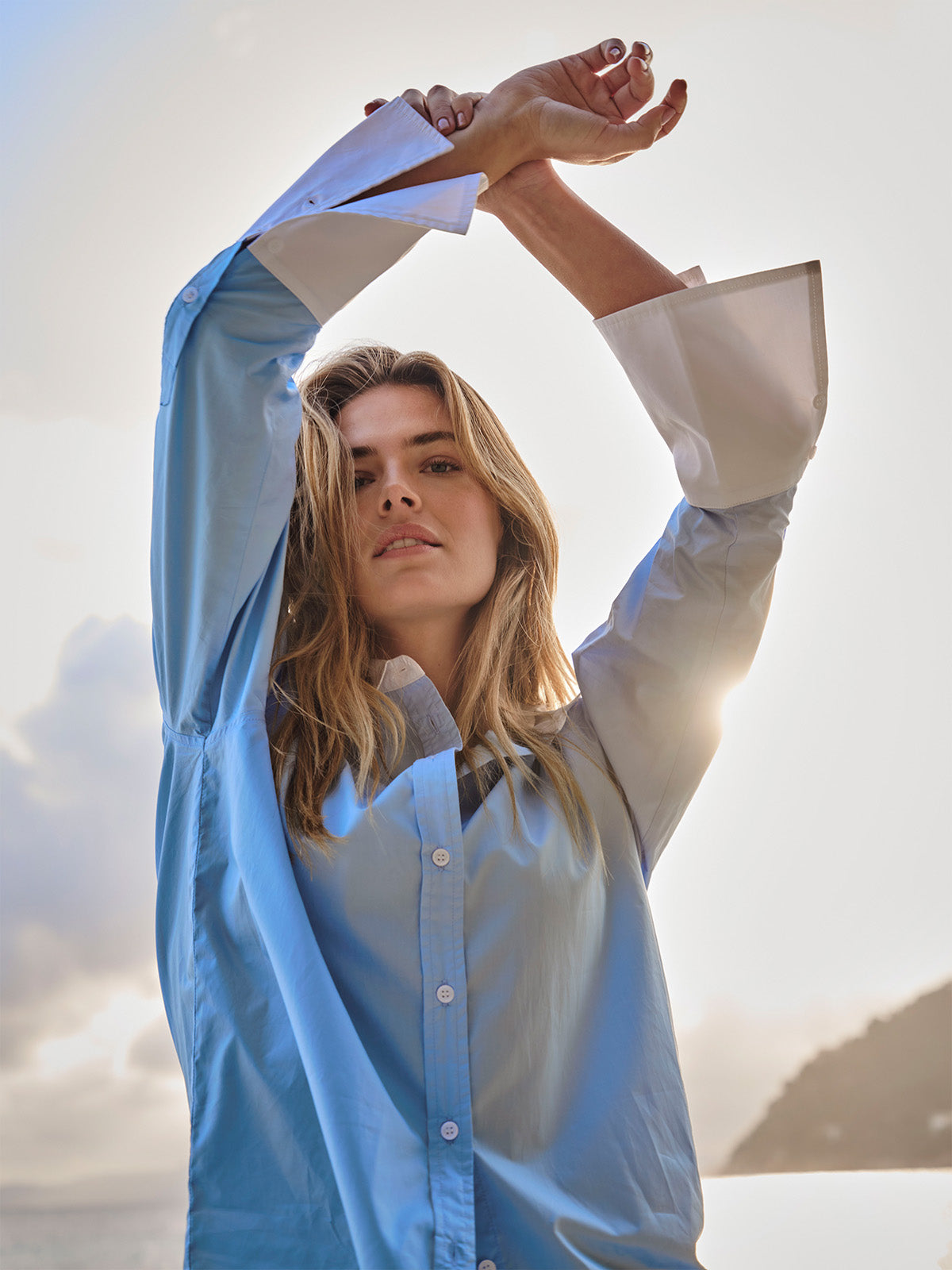 Bax Blouse | Light Blue