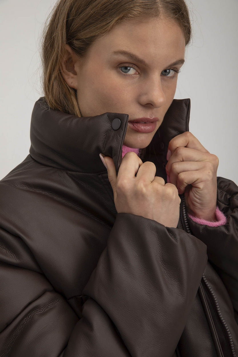 Semmie coat | Dark Brown