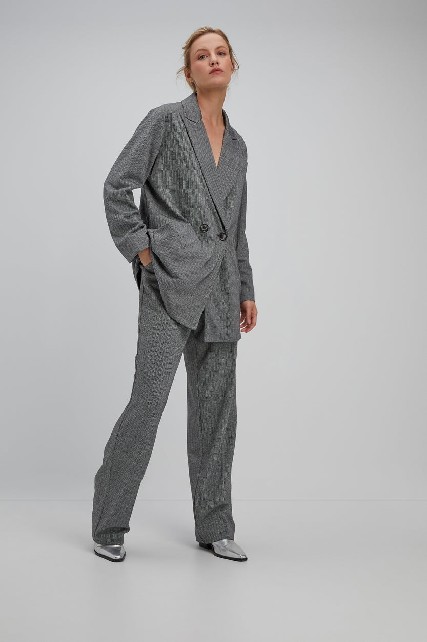 Storm blazer | Anthracite print