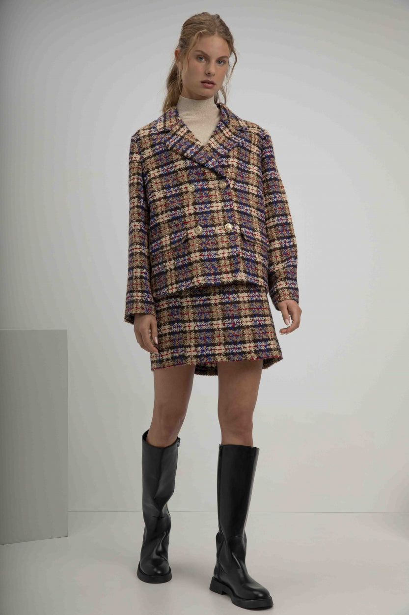 Sem Blazer | Caramel print