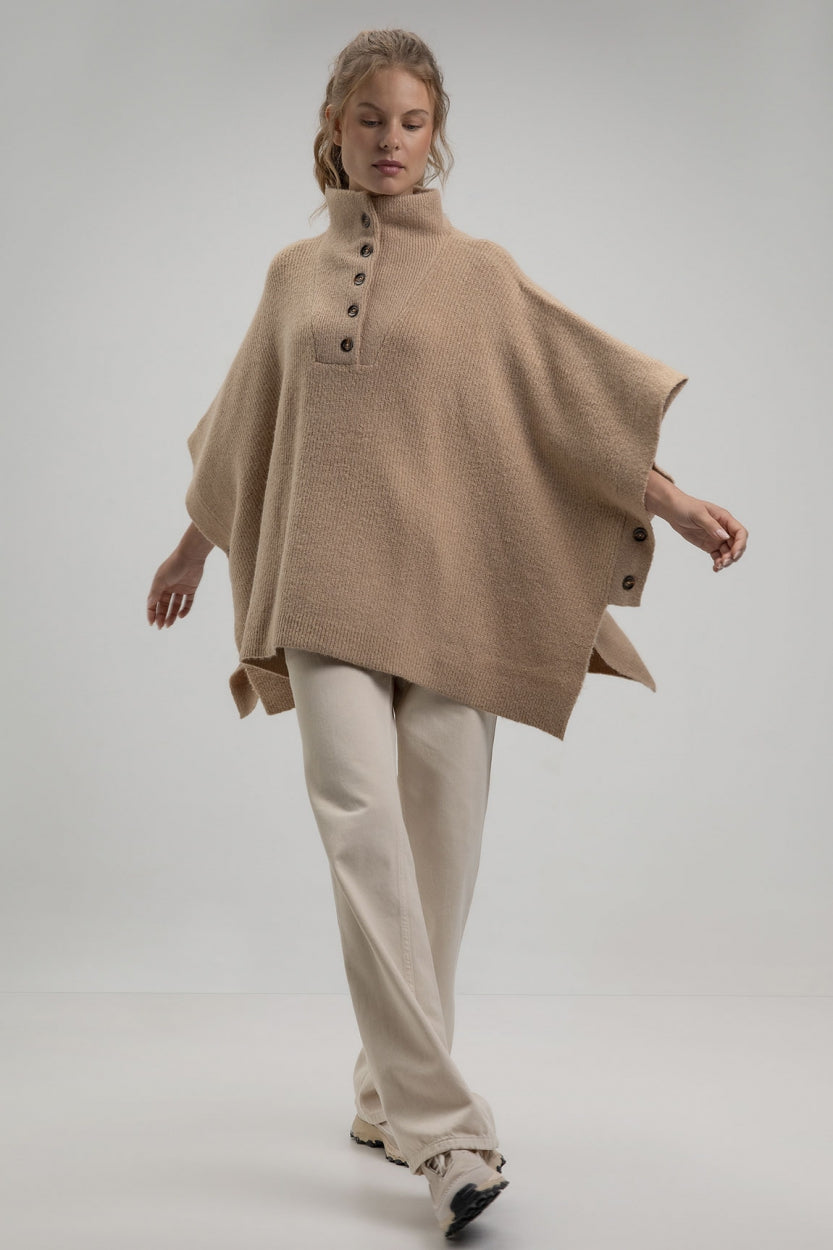Samira poncho | Sand