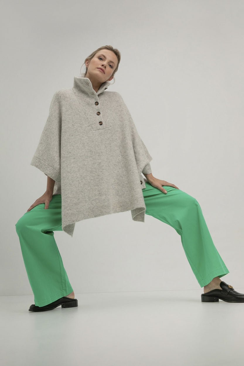 Samira poncho | Light Grey