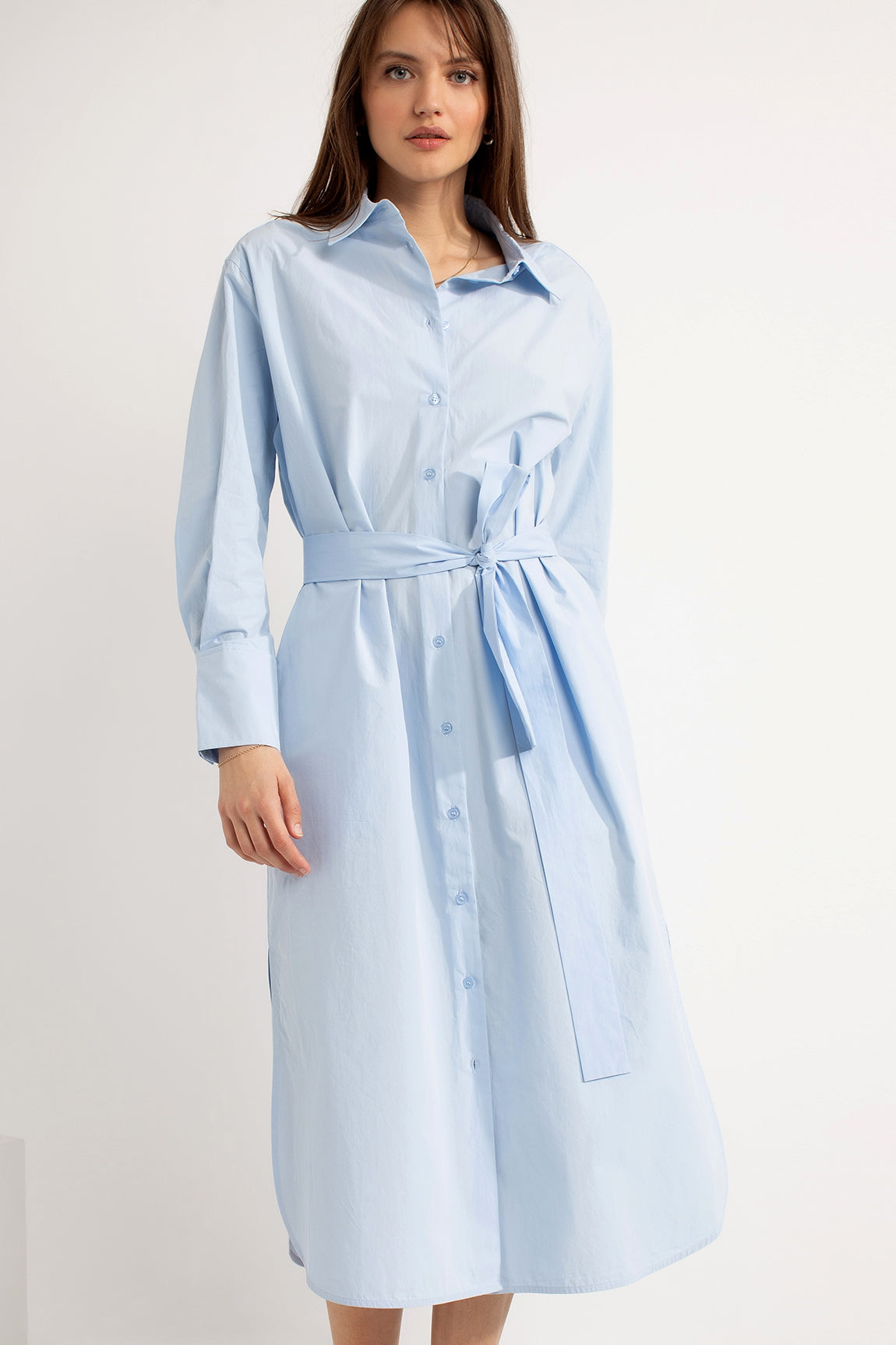 Cotton Dress Demi | Light Blue