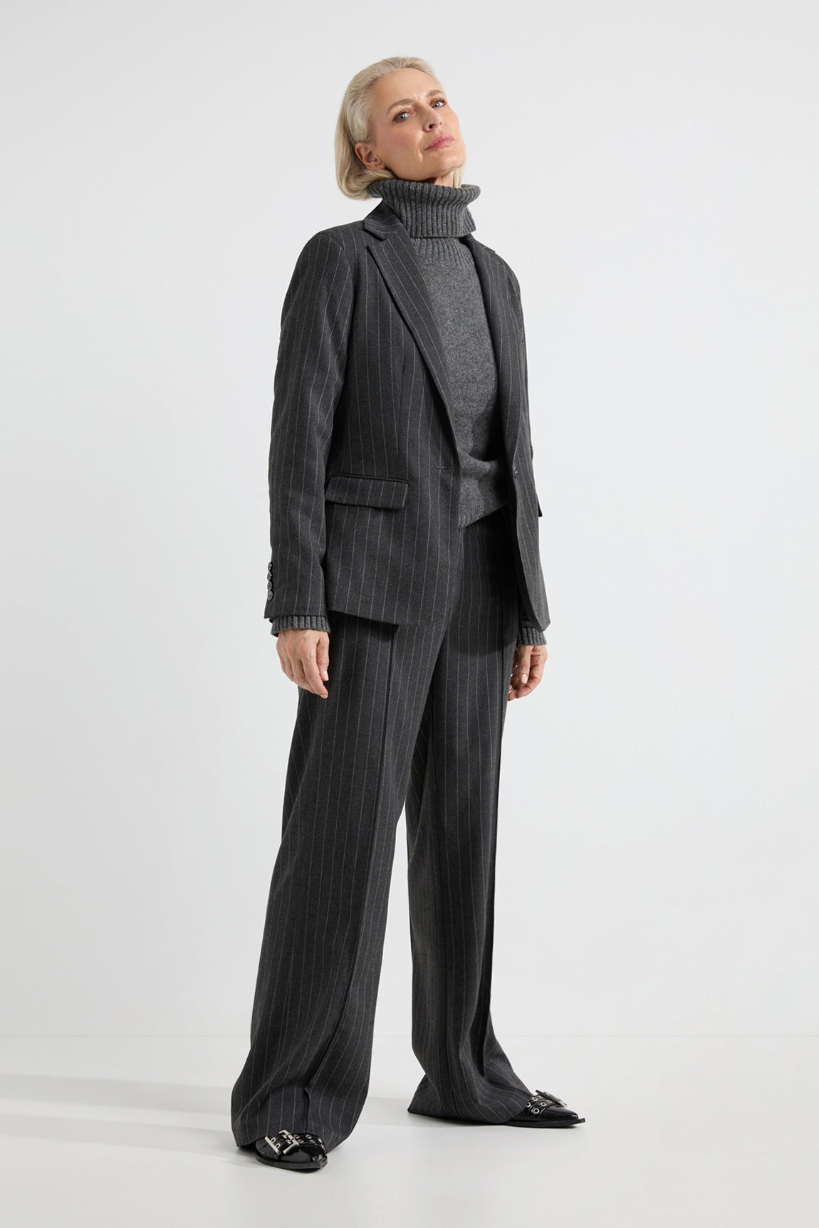 Antonia blazer | Anthracite stripe
