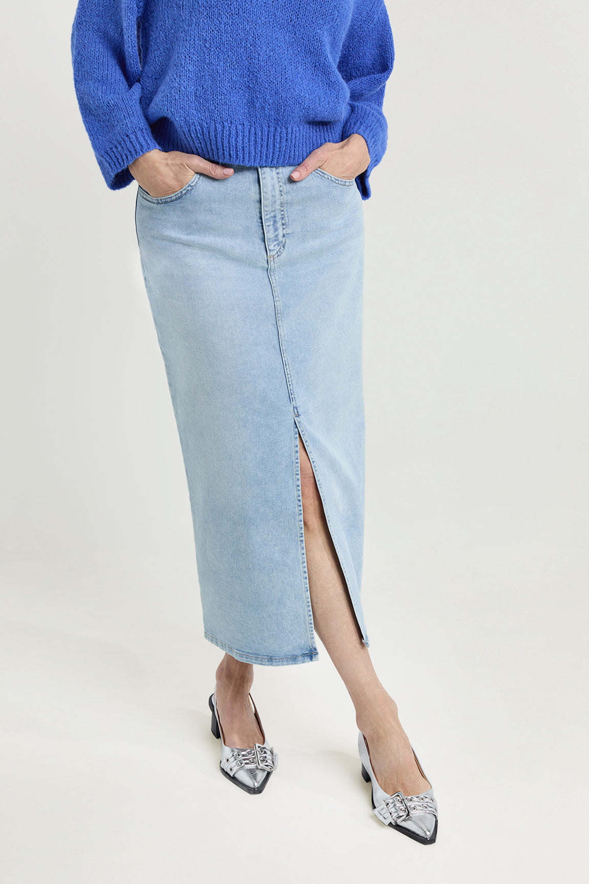 Angelique skirt | Light Jeans