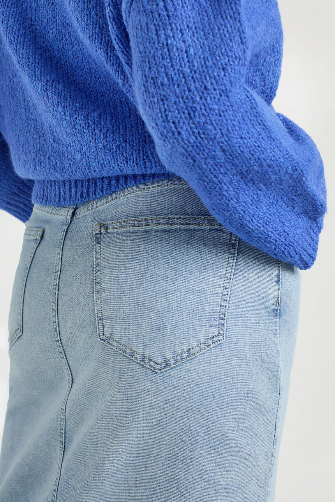 Angelique skirt | Light Jeans