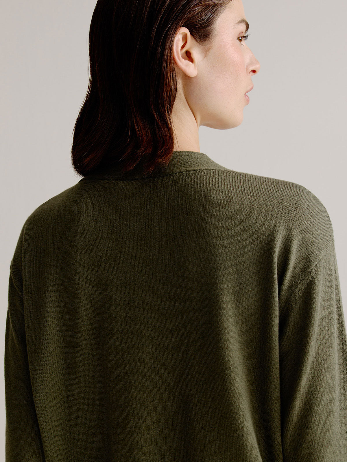 August cardigan | Pesto