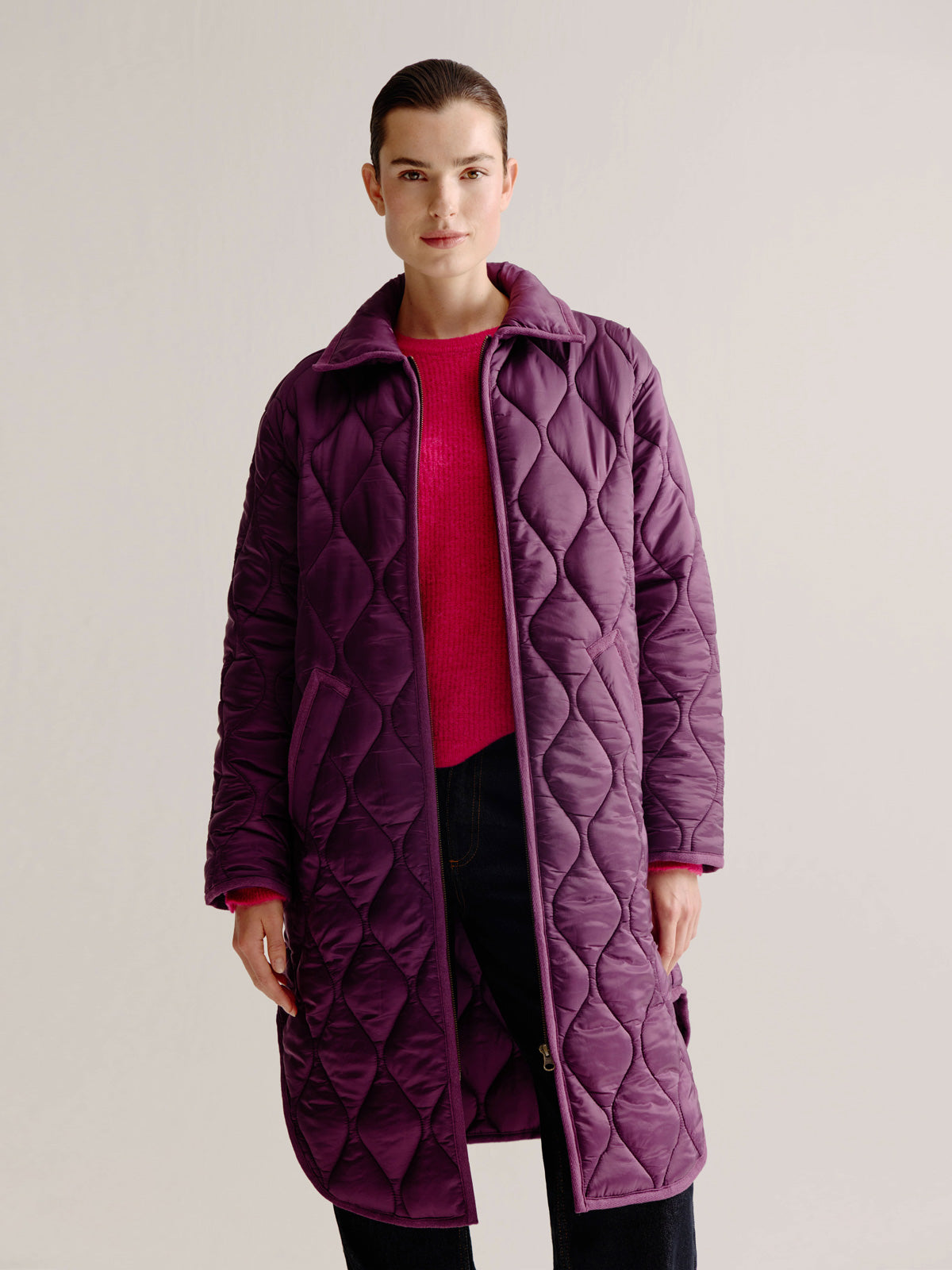 Lawrence coat | Bordeaux