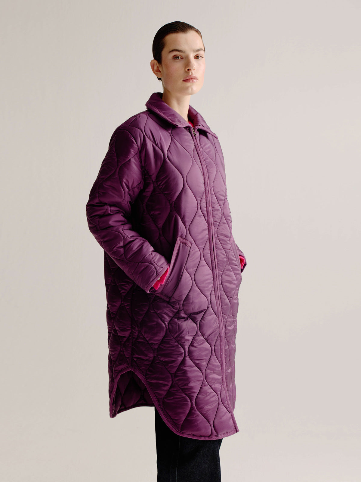 Lawrence coat | Bordeaux