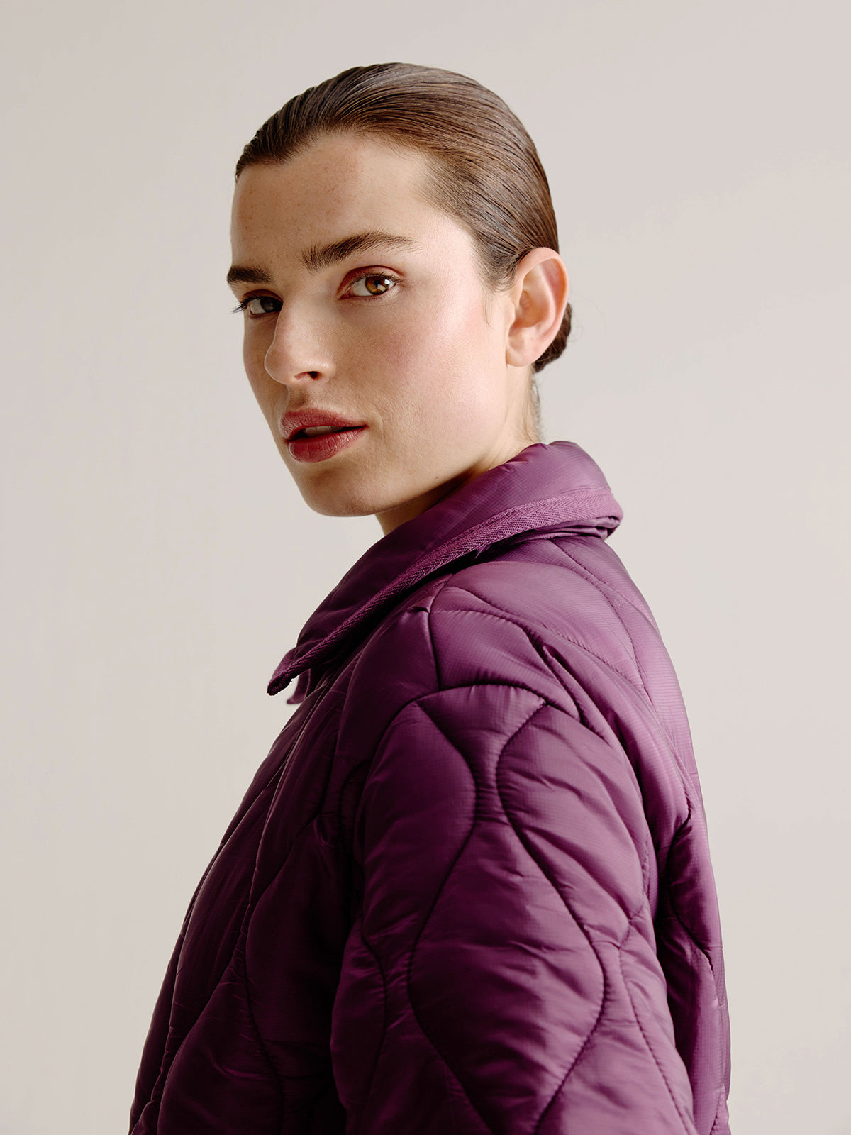 Lawrence coat | Bordeaux