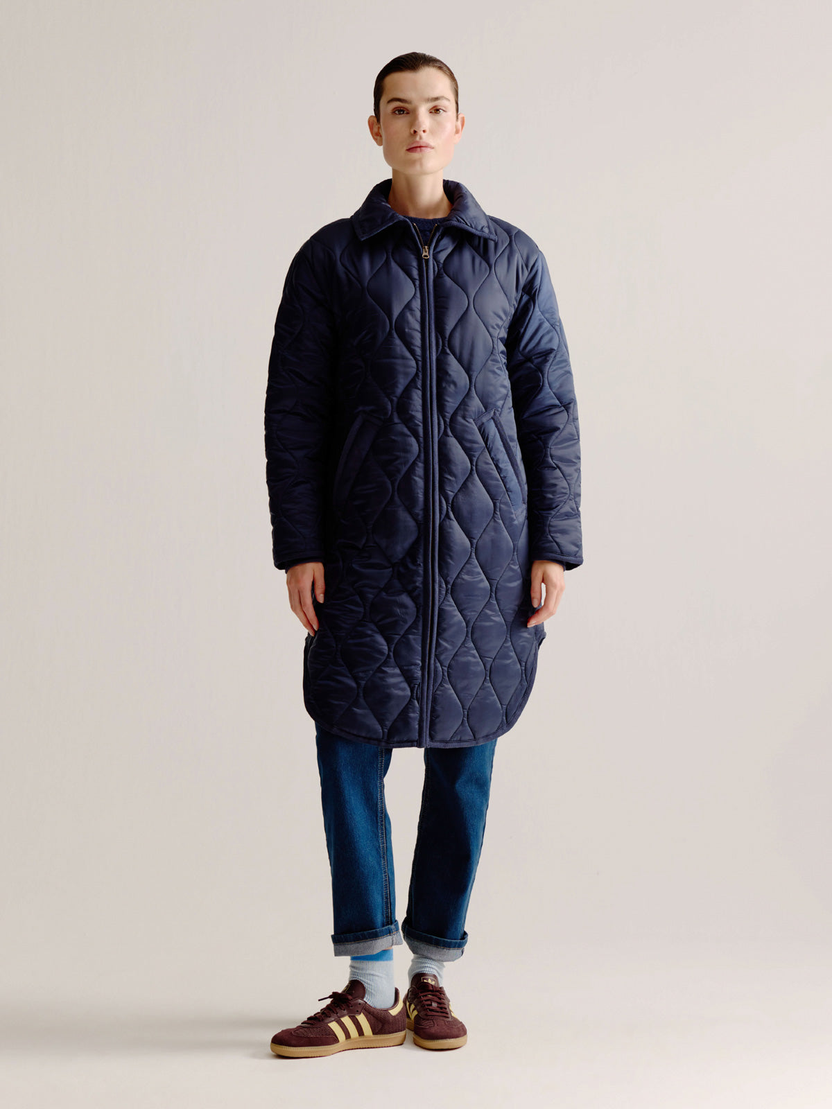 Lawrence coat | Navy