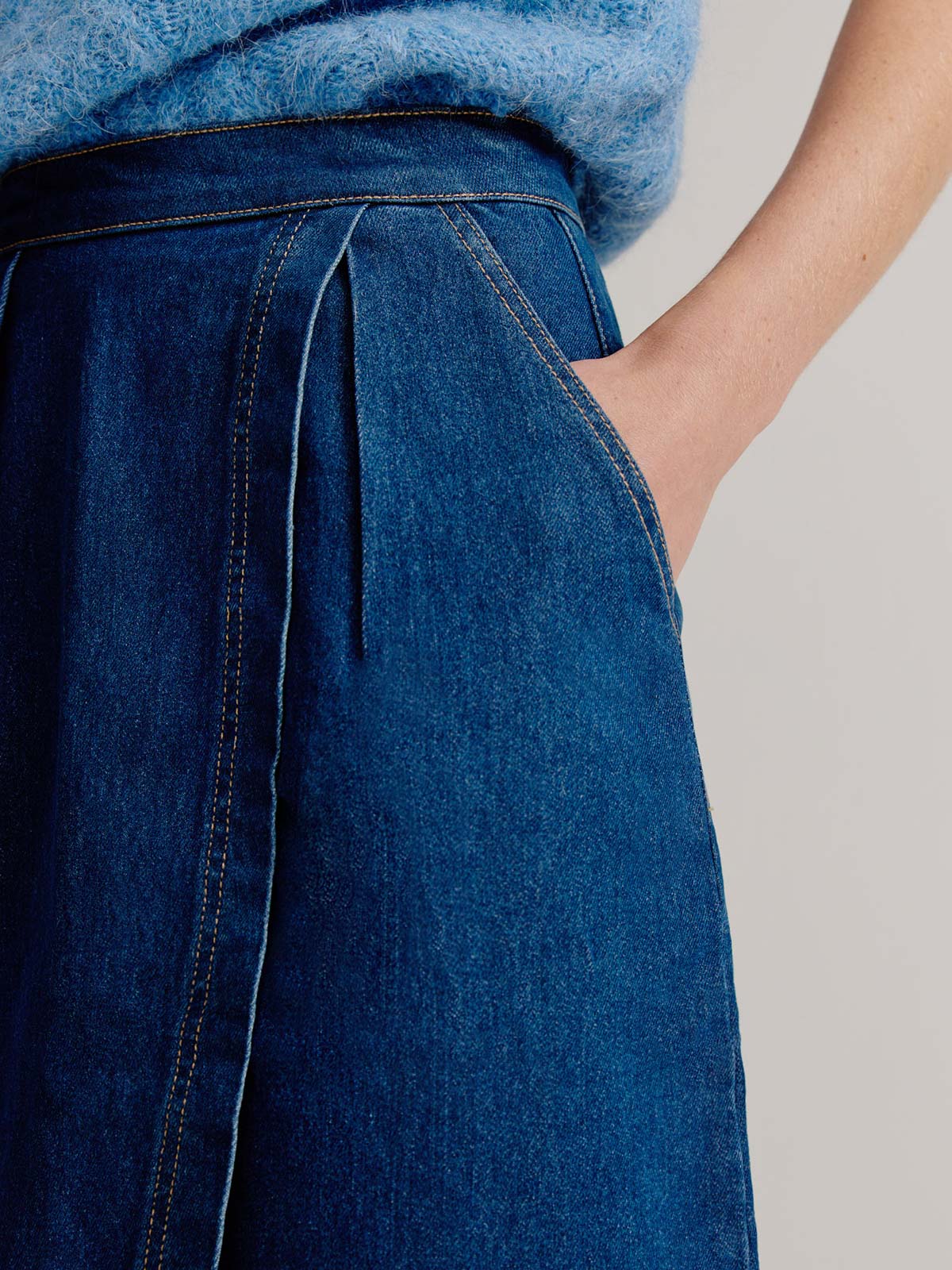 Lianne skirt | Mid Blue jeans