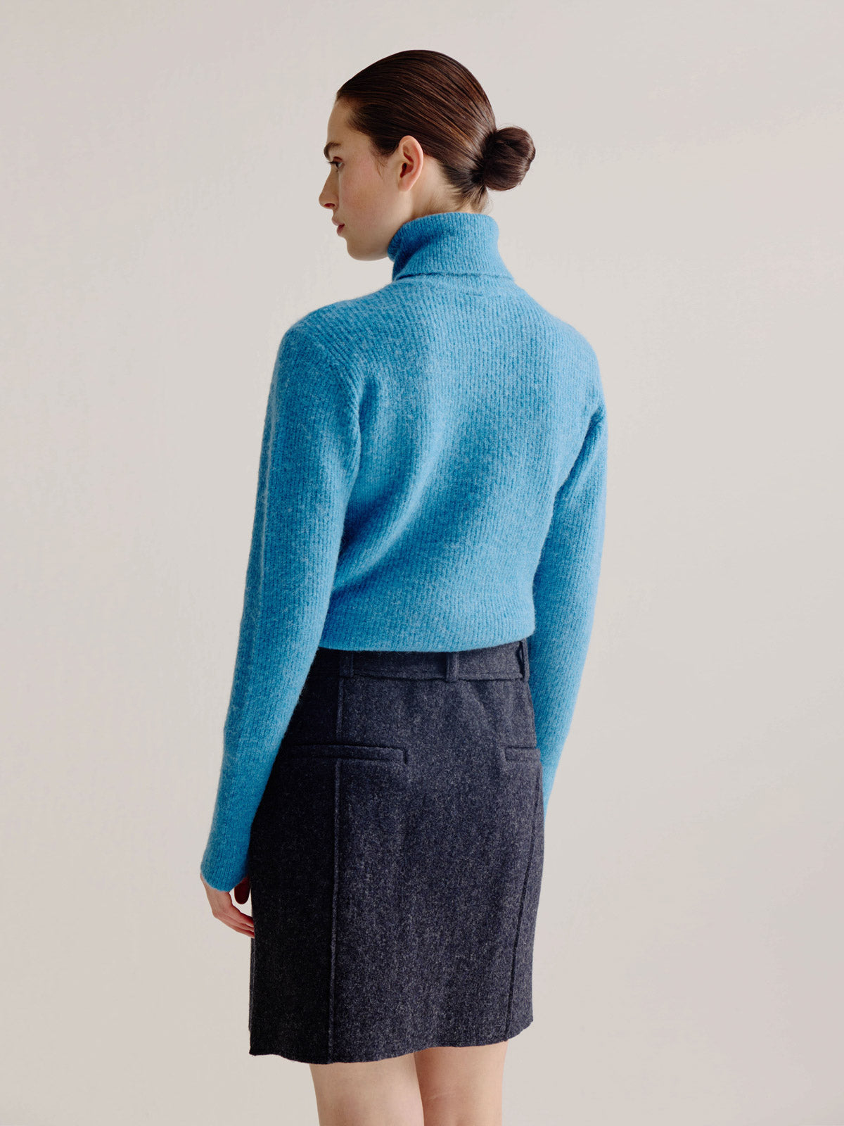 Louisa skirt | Navy melange