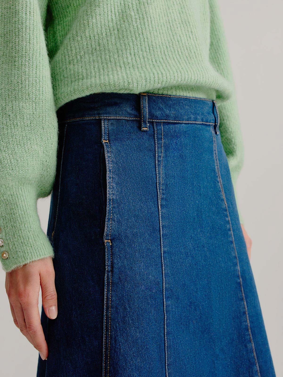 Lone skirt | Mid Blue jeans