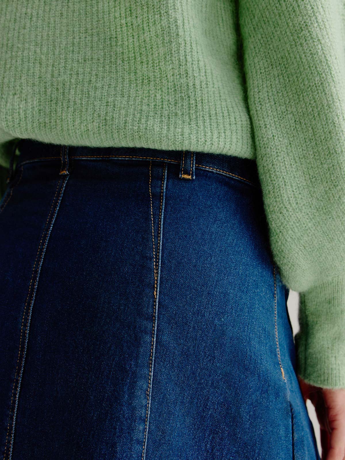 Lone skirt | Mid Blue jeans