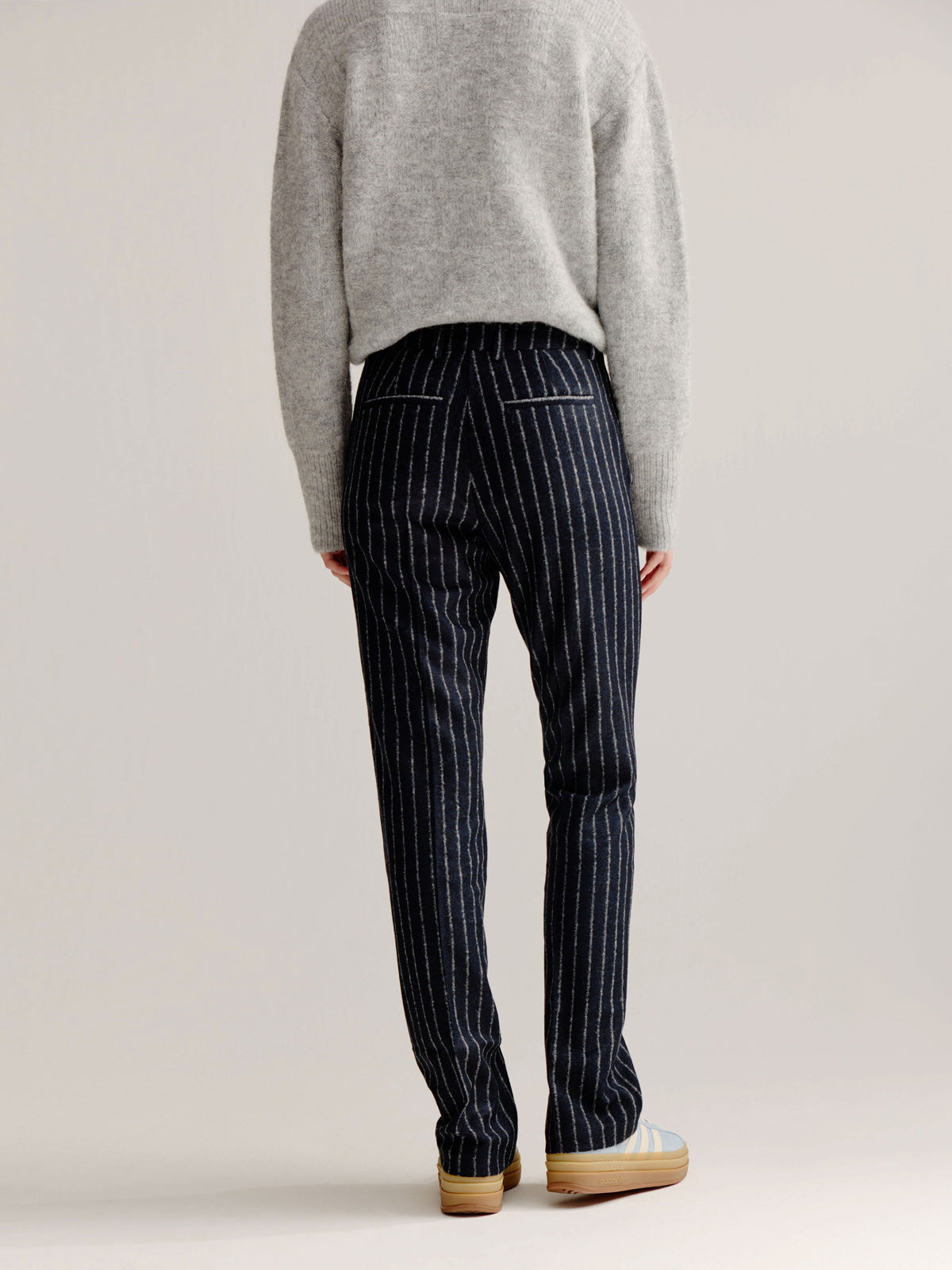 Abraham pants | Navy stripe