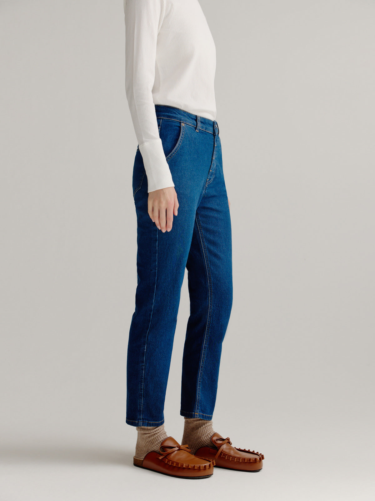 Andrew chino | Mid Blue jeans