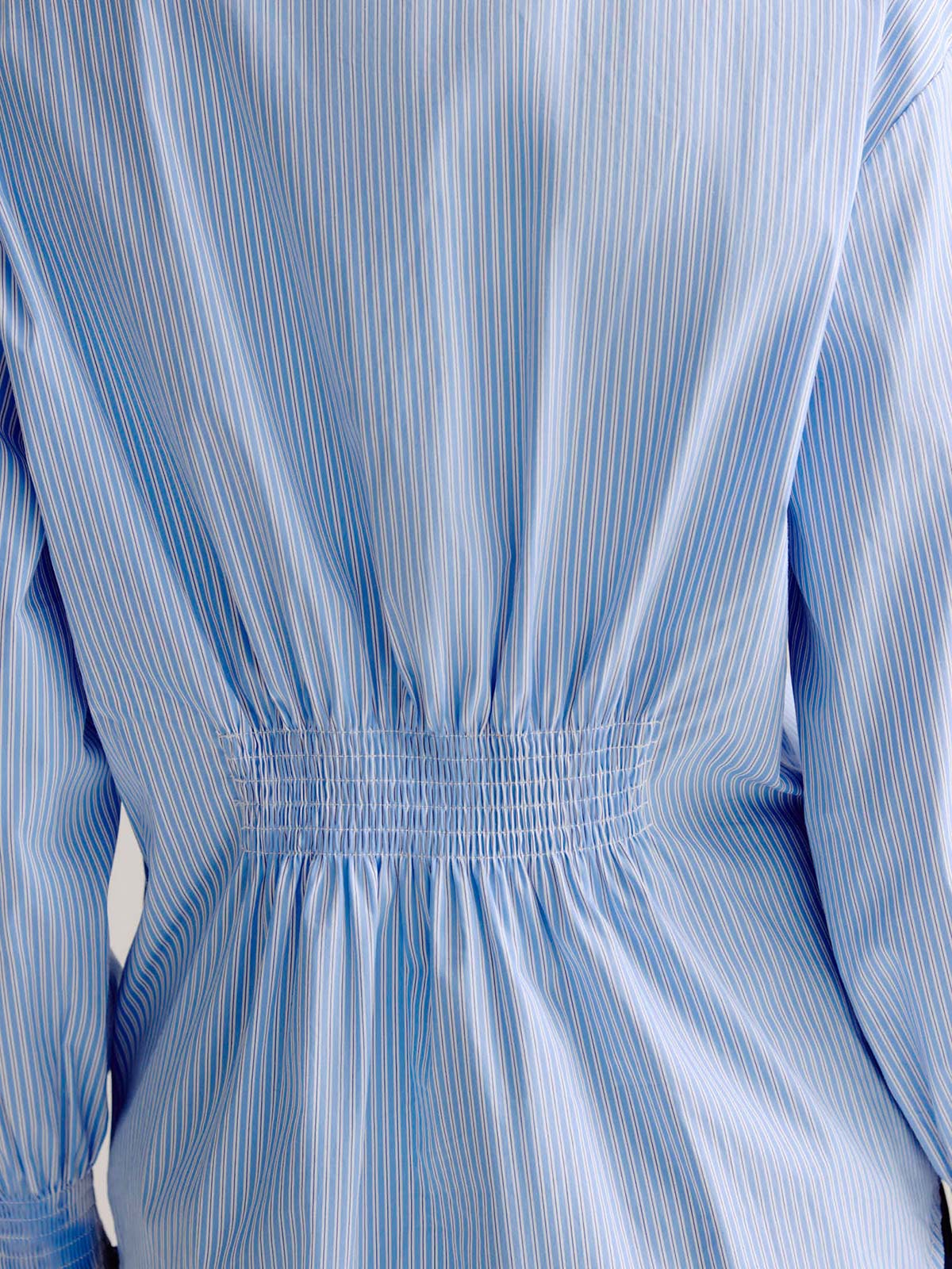 Leontien Blouse | Light Blue stripe