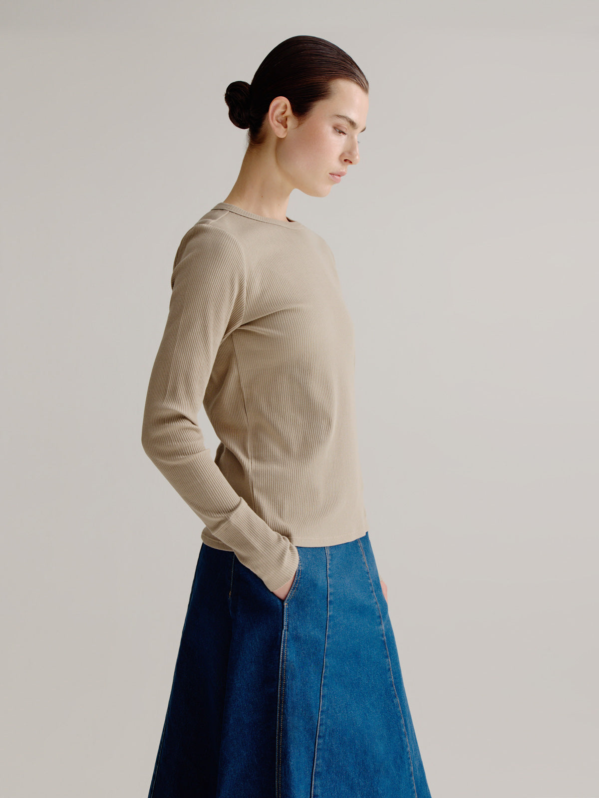Laurens top | Light Khaki