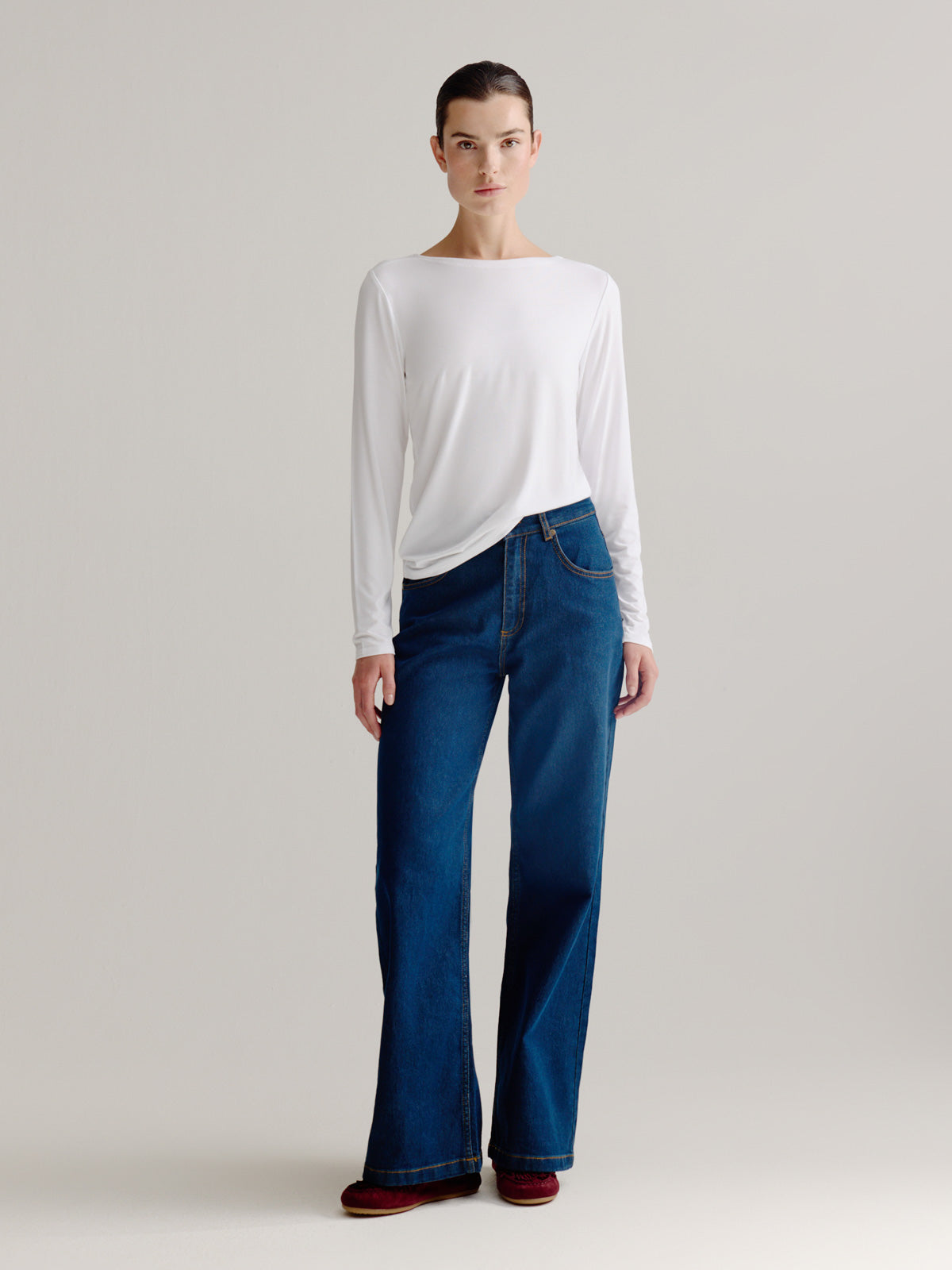 Aline t-shirt solid | Off White