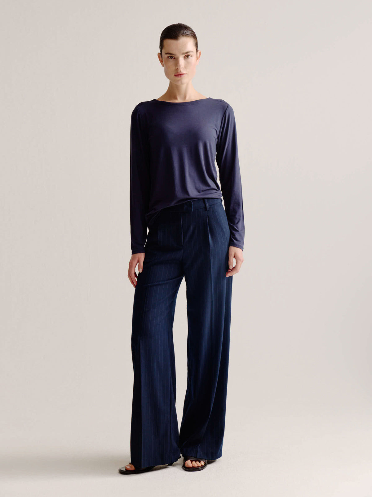 Aline t-shirt solid | Navy