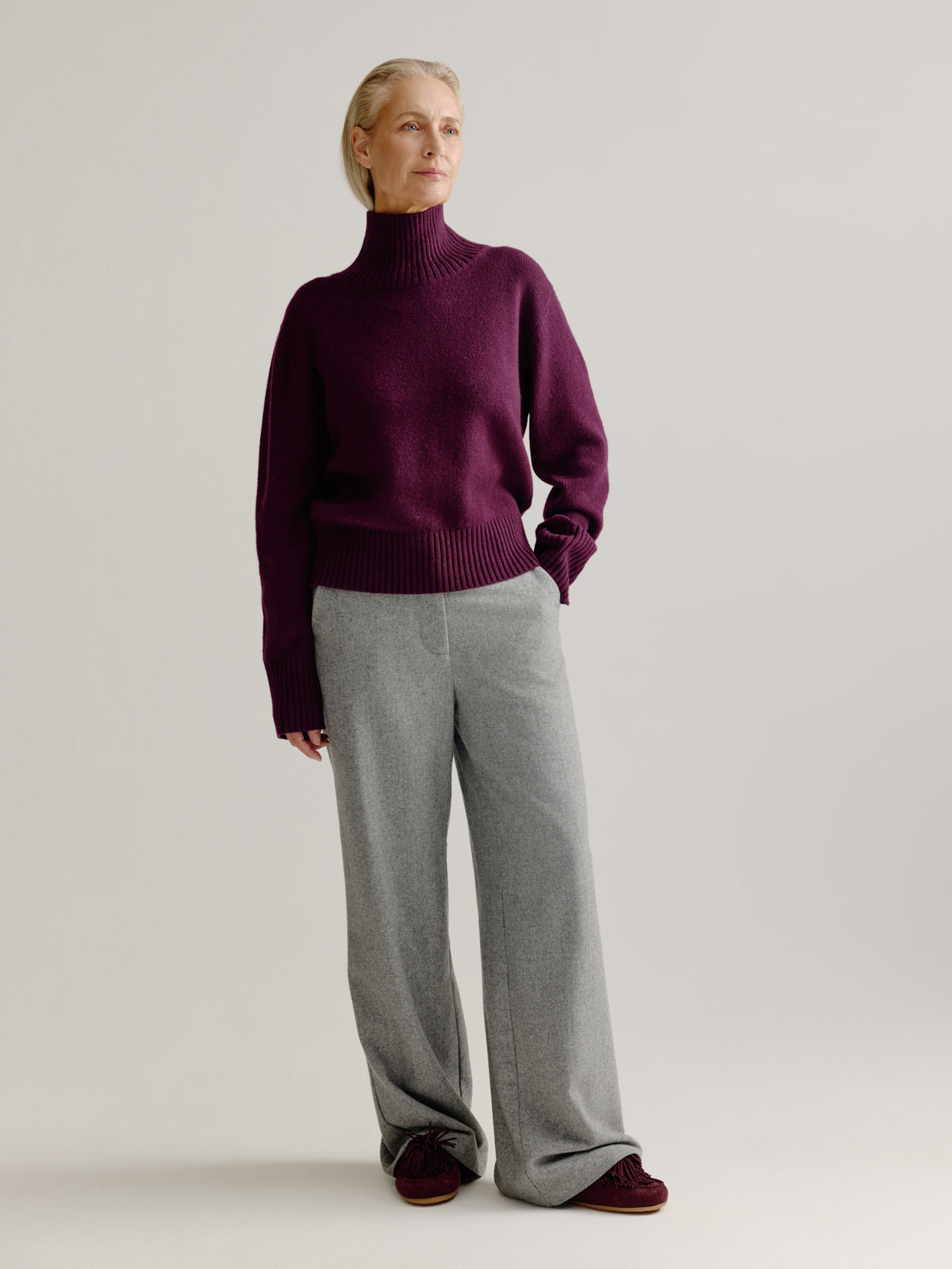 Lena sweater | Bordeaux