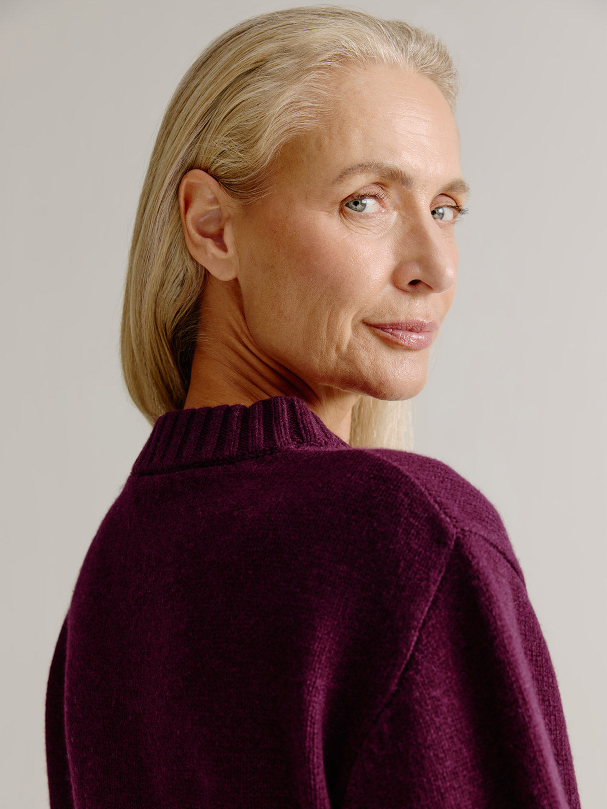 Lente sweater | Bordeaux