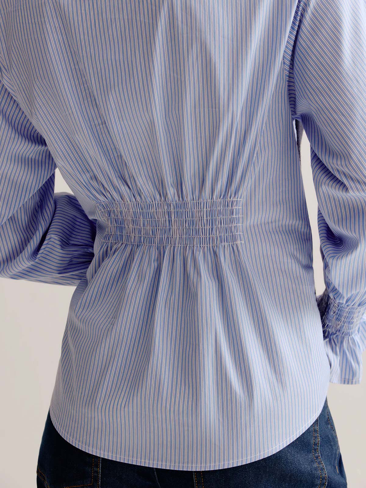 Leo sweater | Light Blue stripe