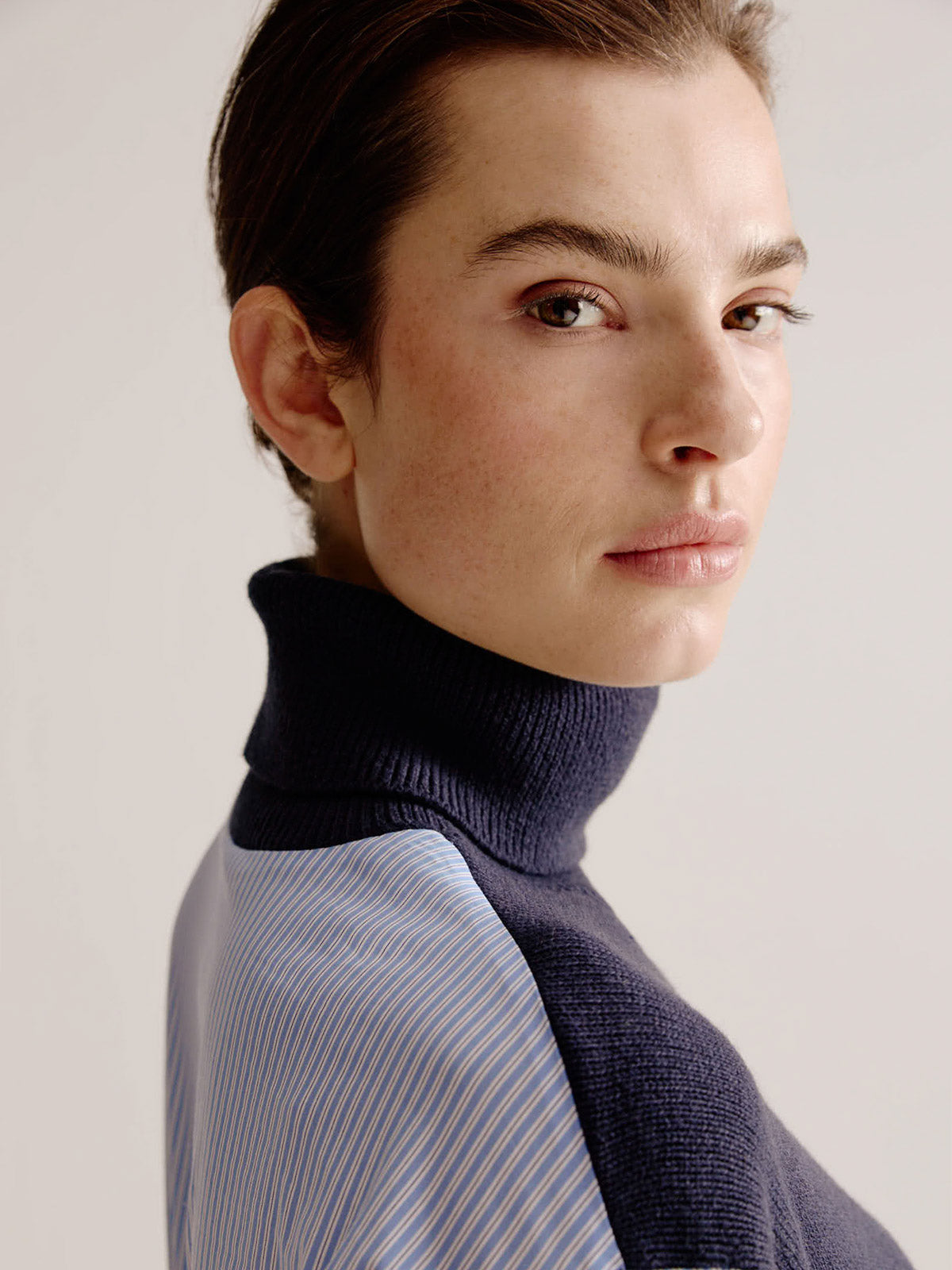 Leo sweater | Light Blue stripe