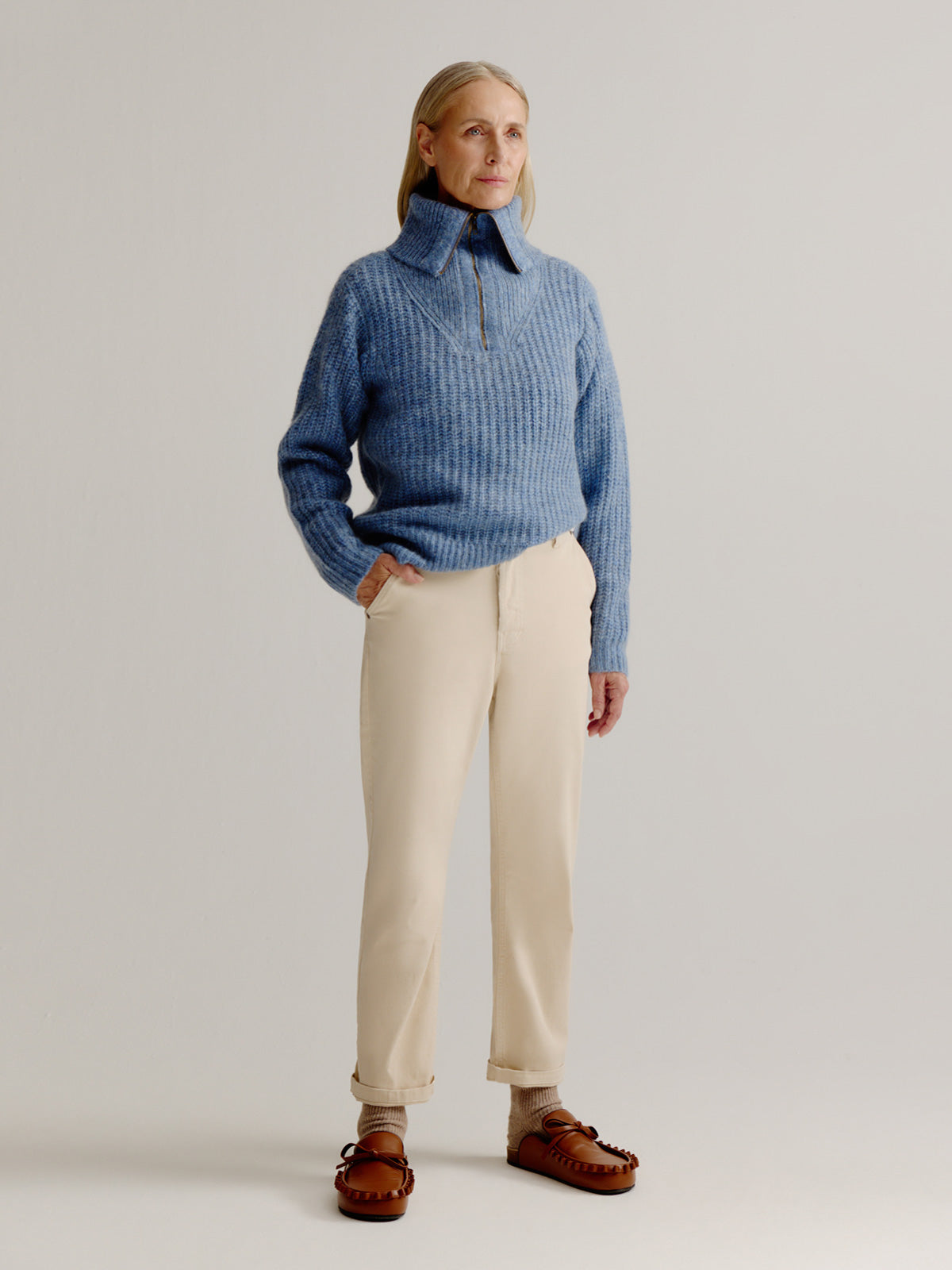 Liesbeth sweater | French Blue