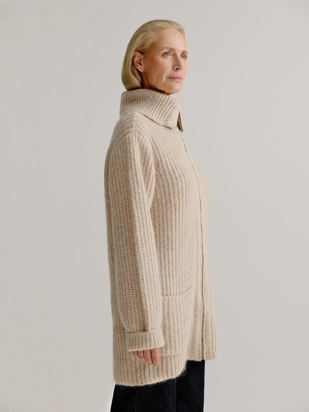 Liam cardigan | Light Khaki