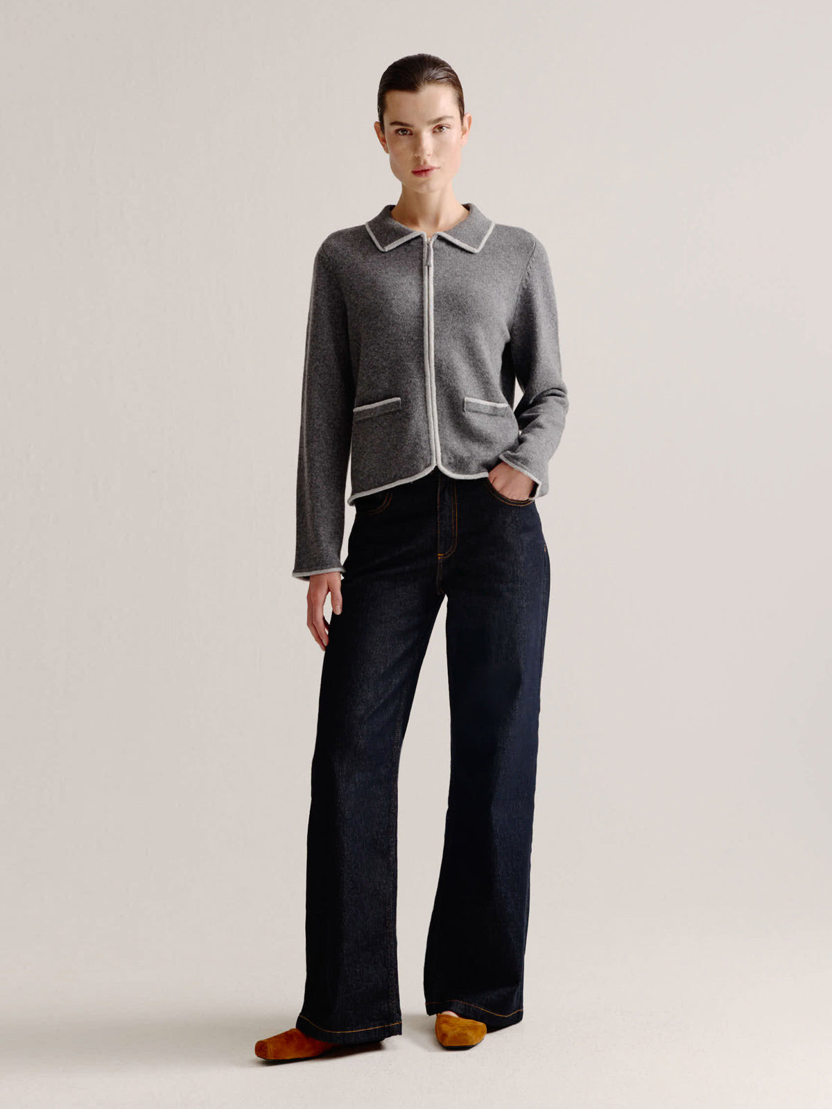 Lise cardigan | Anthracite