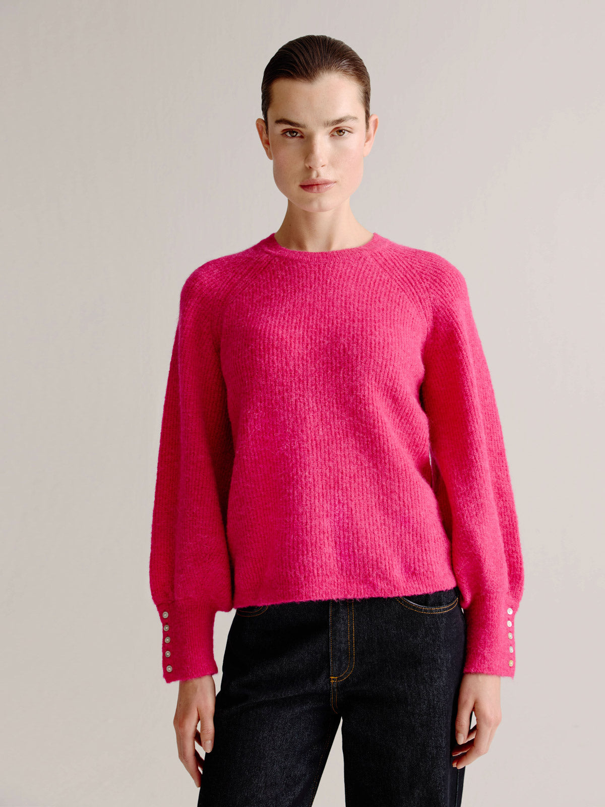 Lotje sweater | Fuchsia