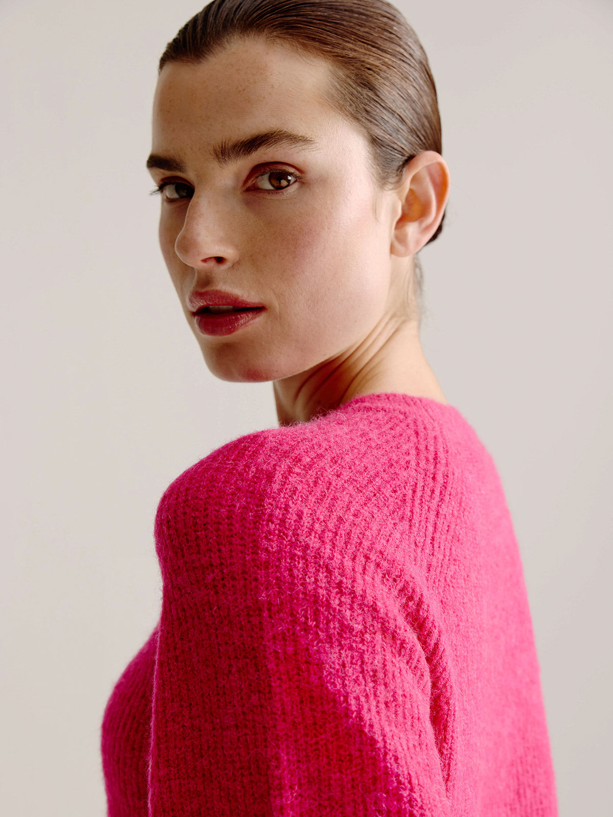 Lotje sweater | Fuchsia