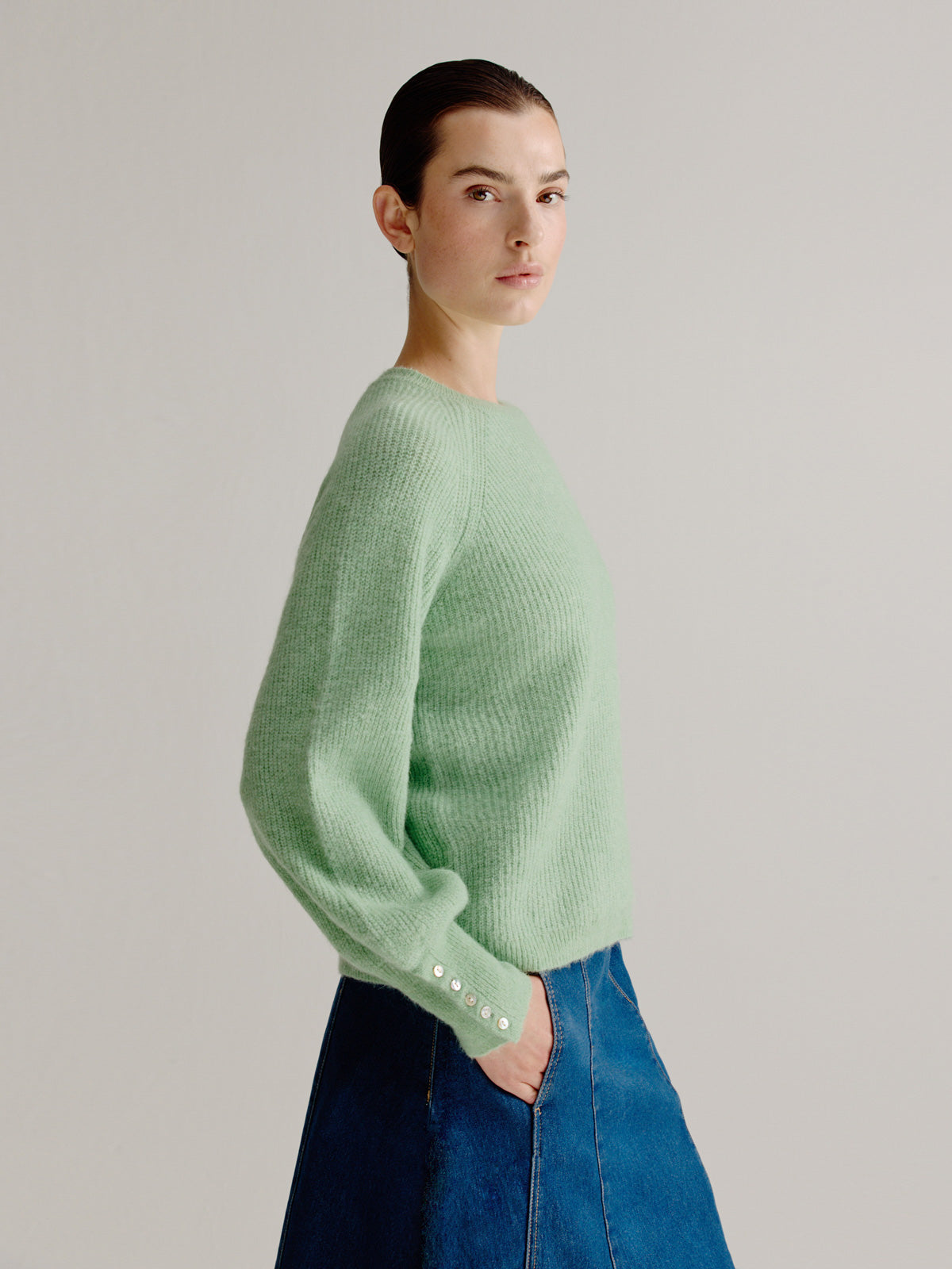 Lotje sweater | Mint