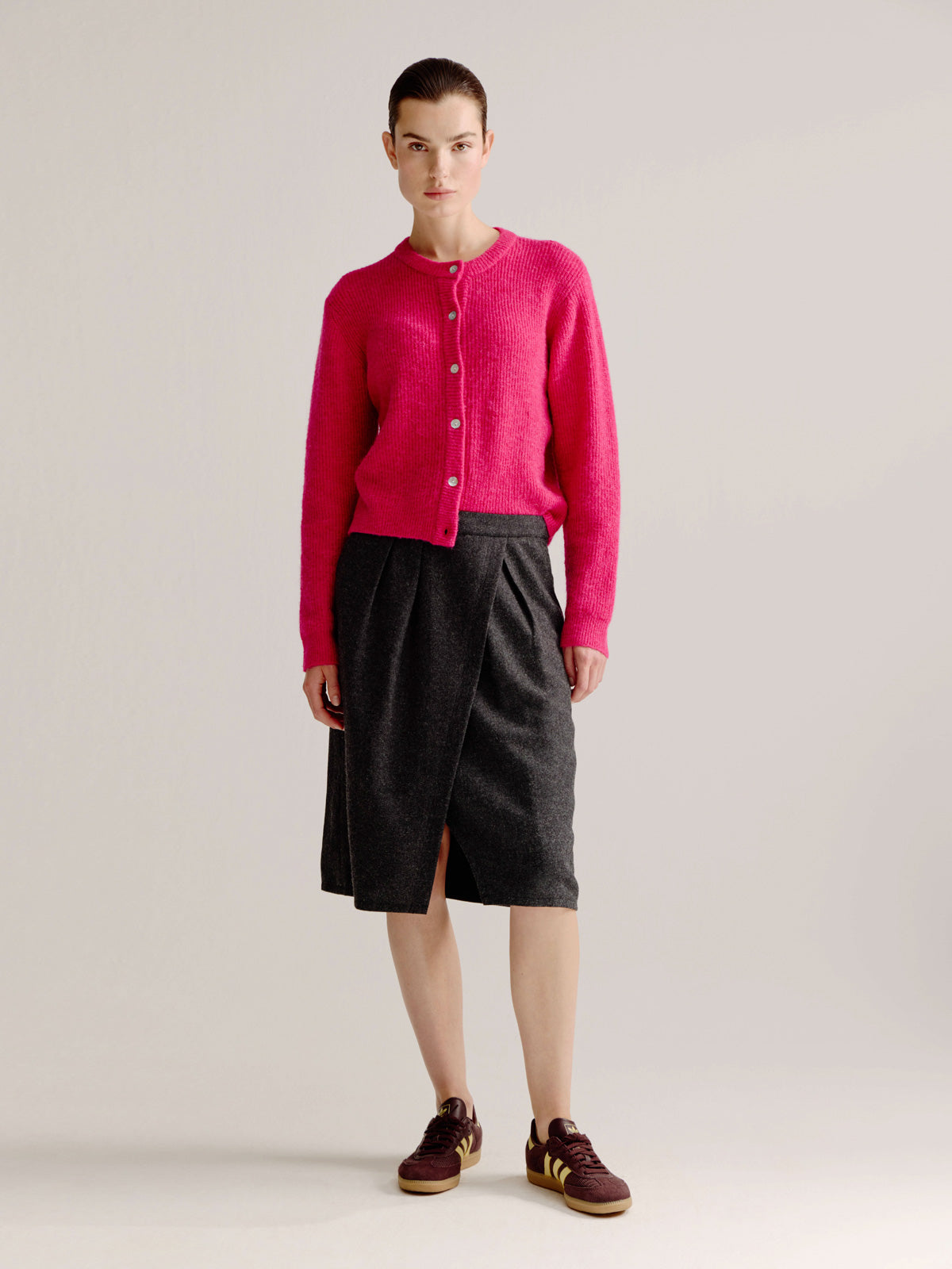 Laurine cardigan | Fuchsia