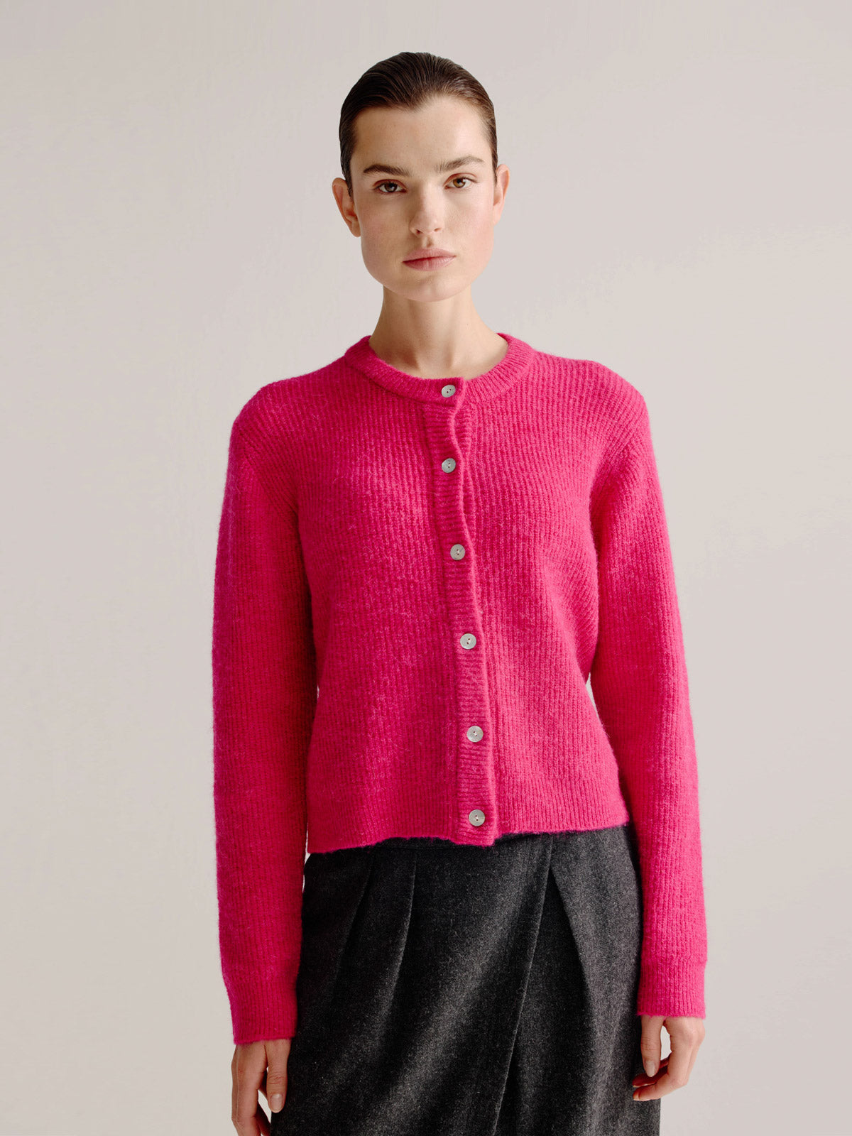 Laurine cardigan | Fuchsia