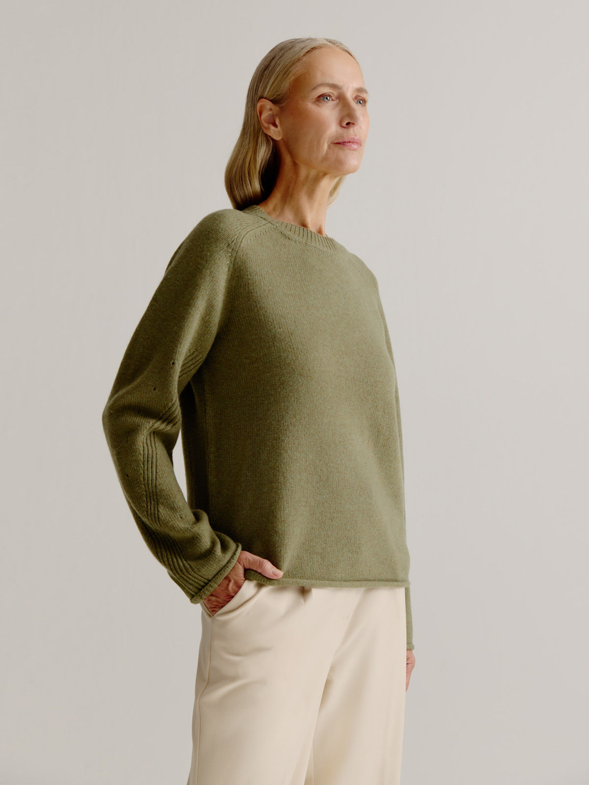 Lillian sweater | Moss Green