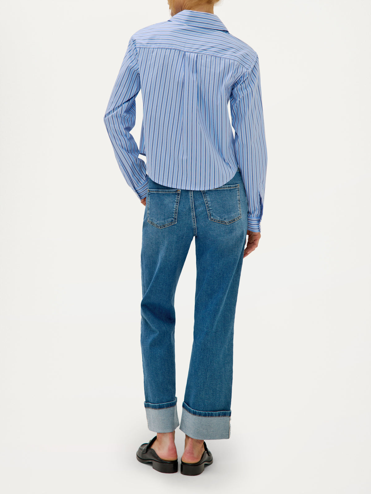 Benthe Pant | Mid Blue jeans