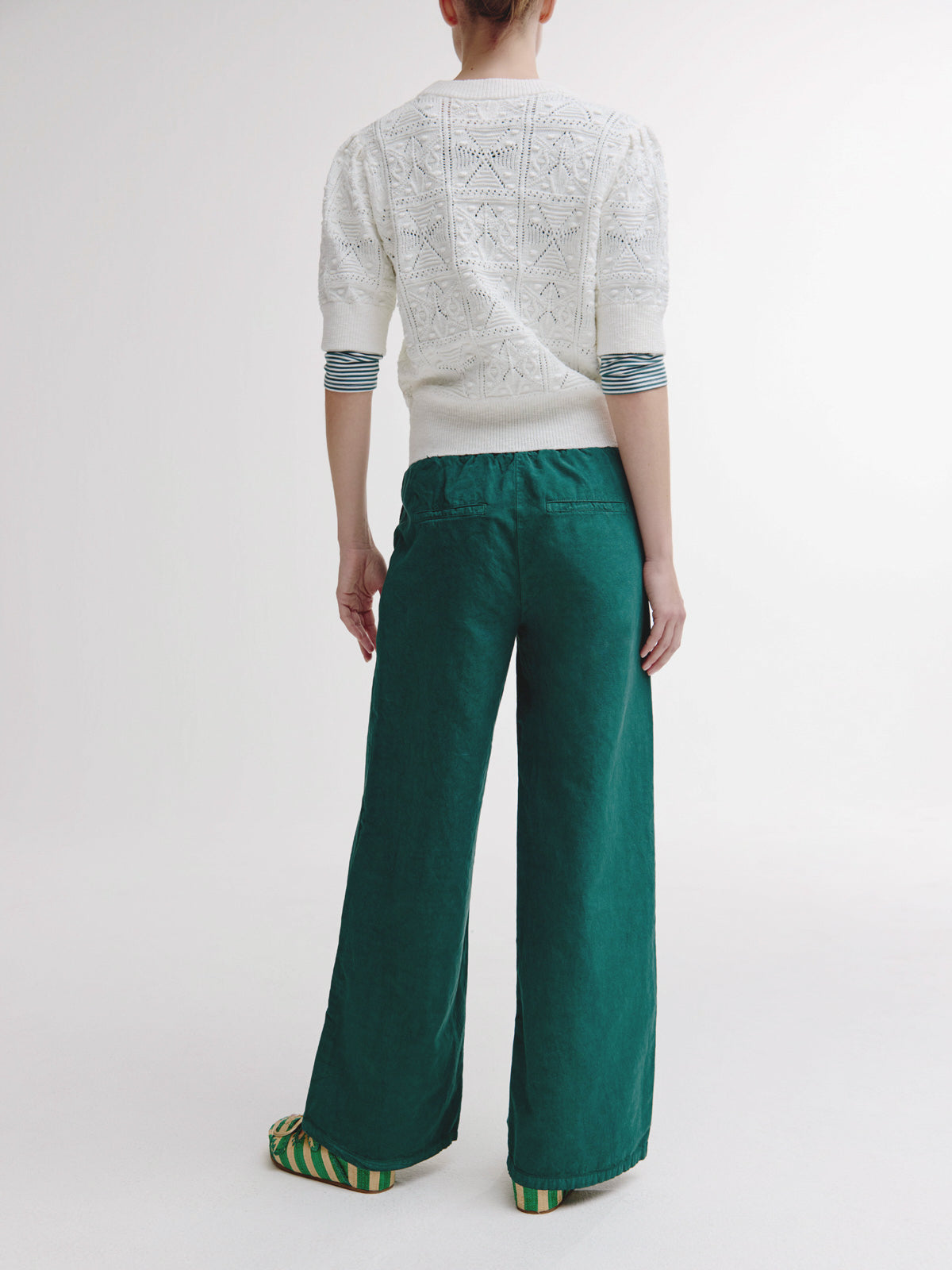 Basma Pant | Dark Green