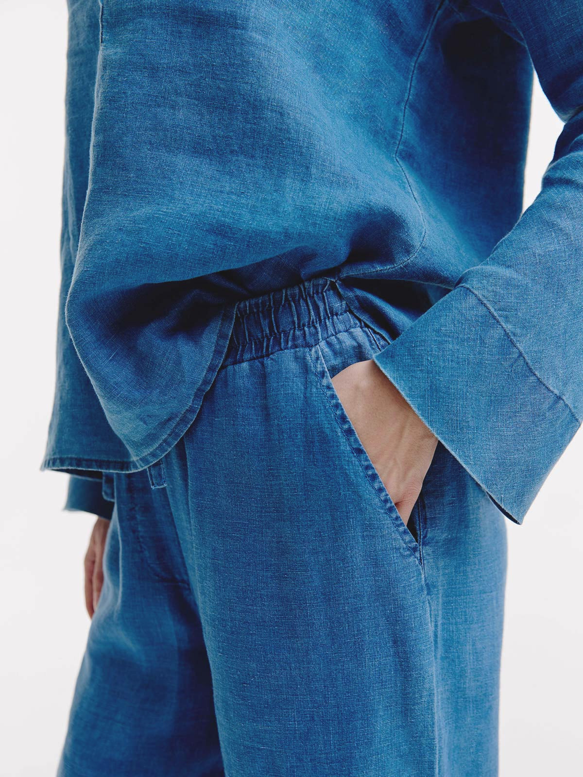 Basma Pant | Dark Indigo