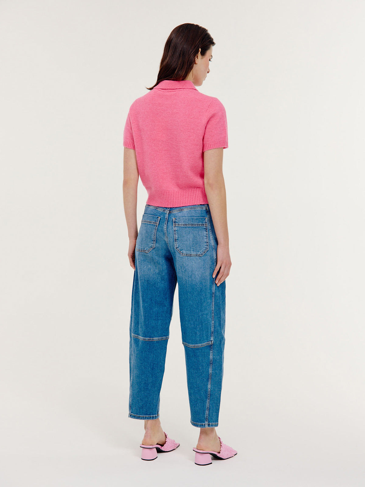 Basile Pant | Mid Blue jeans