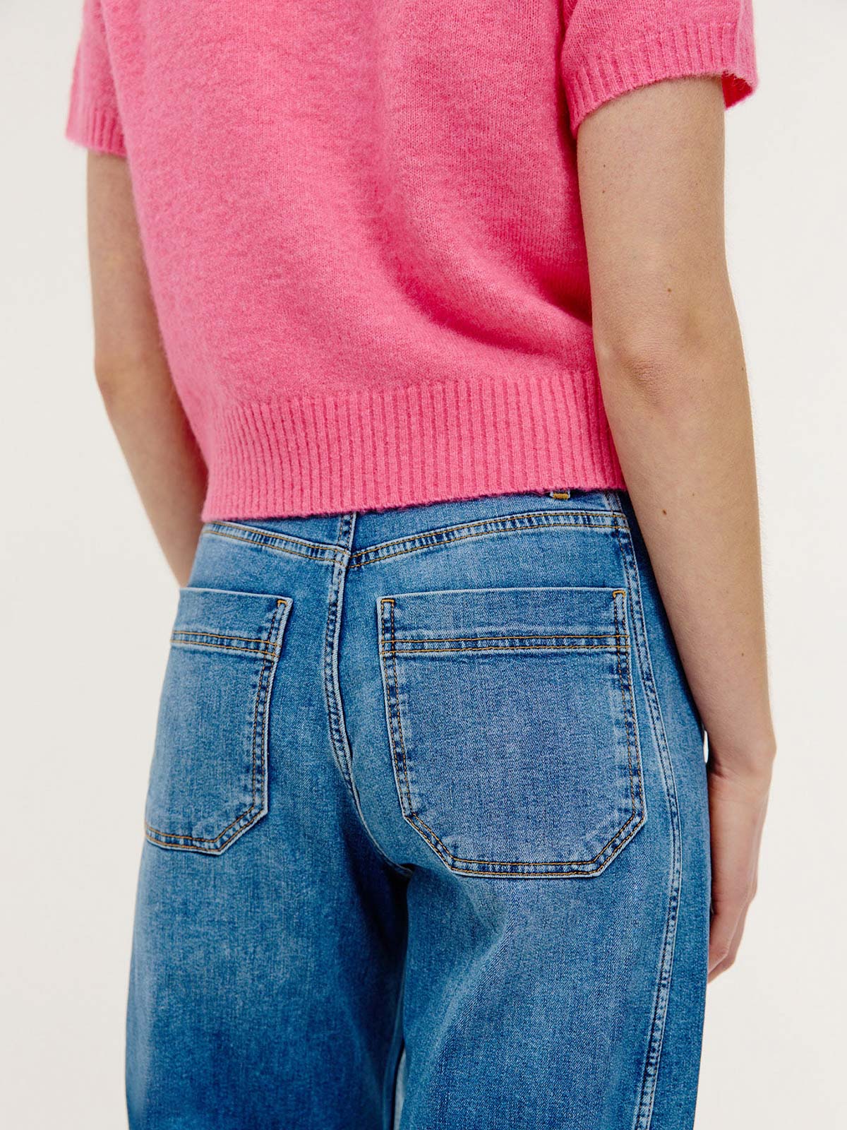 Basile Pant | Mid Blue jeans