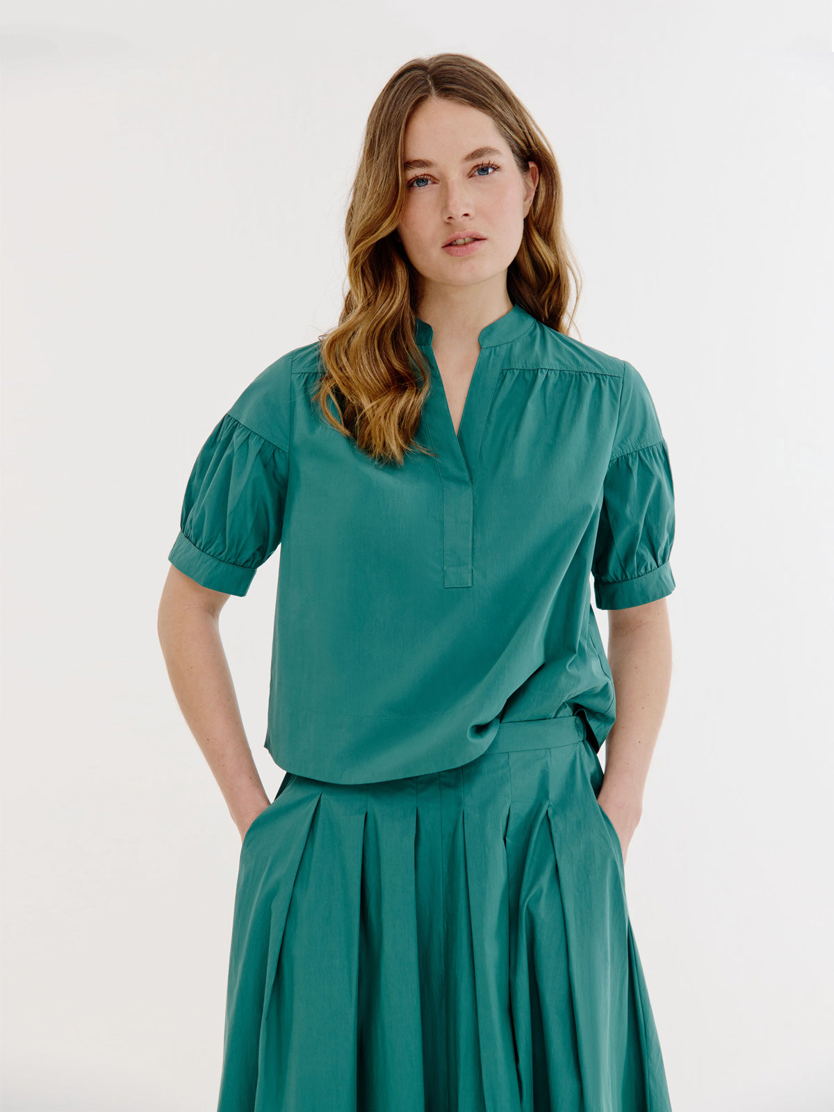 Bregje Blouse | Dark Green