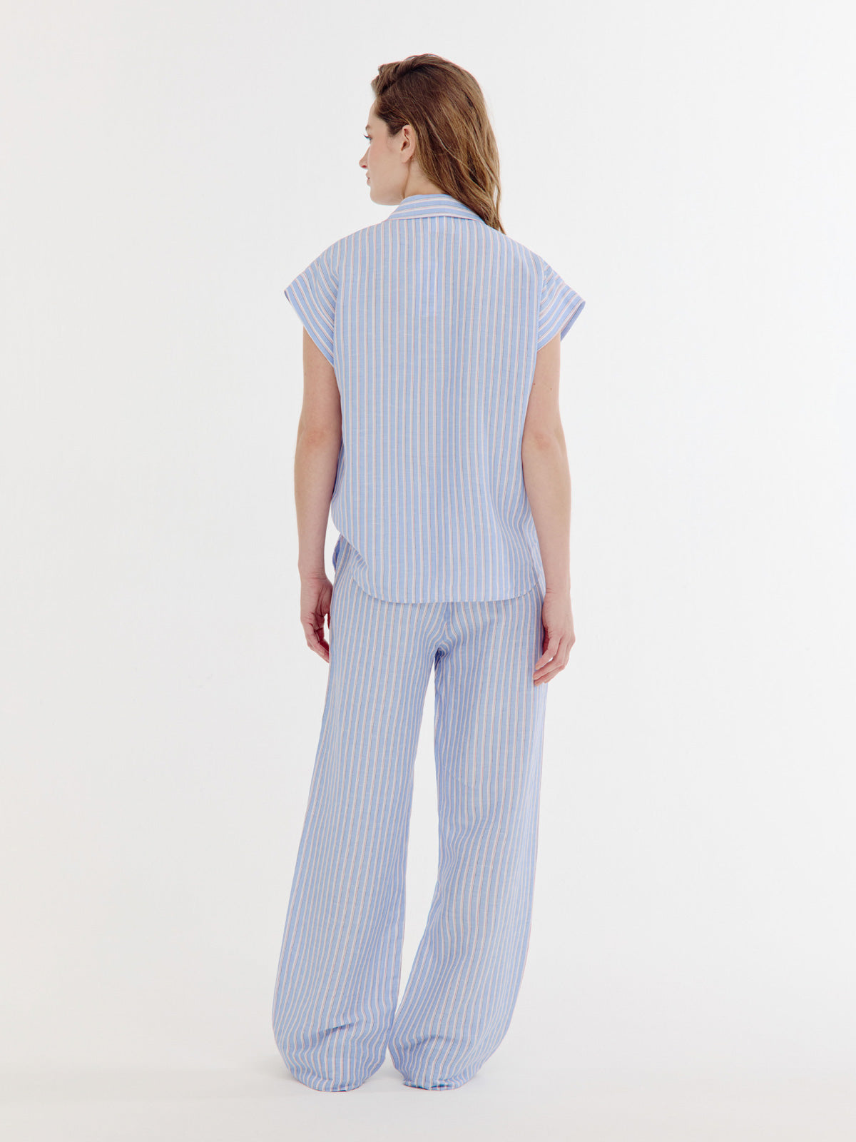 Barndon Blouse | Light Blue stripe