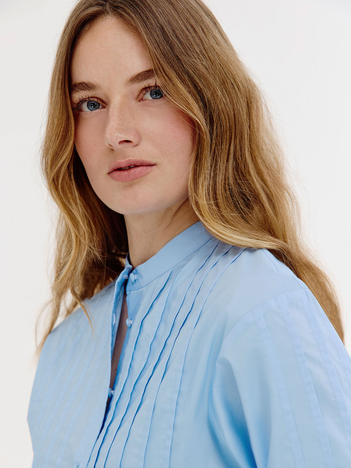 Bellamy Blouse | Light Blue