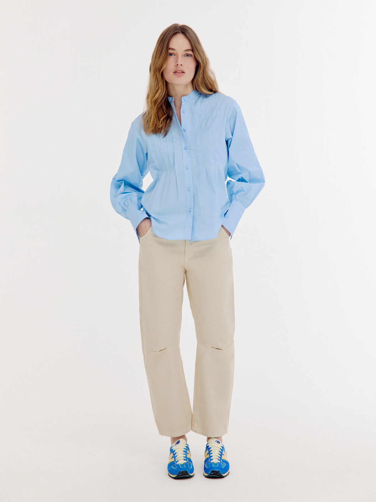 Bellamy Blouse | Light Blue