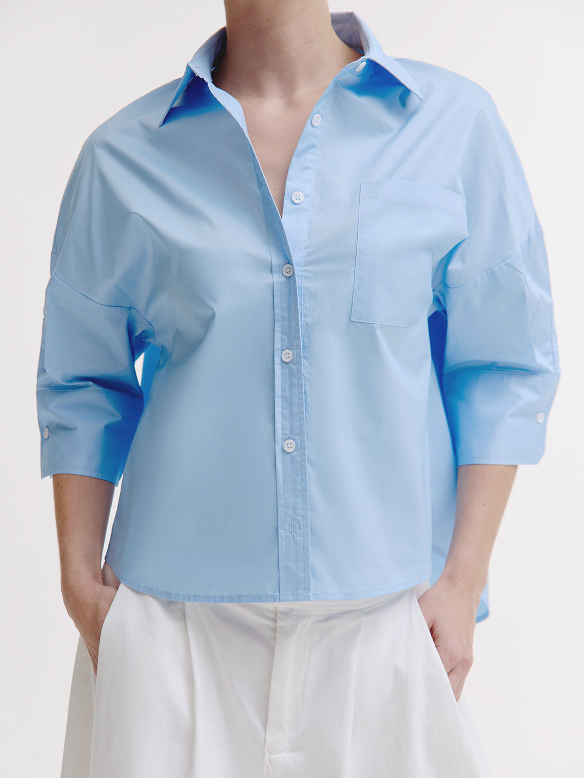 Blayne Blouse | Light Blue