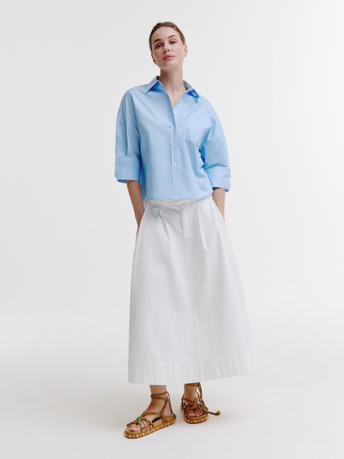 Blayne Blouse | Light Blue